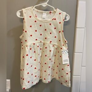 Harper Canyon Heart Patterned Sleeveless Top / Size 5 / NWT